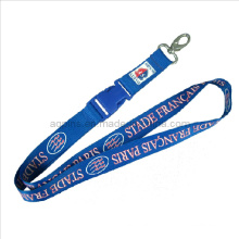 Polyester Lanyards with Metal Hook +Safety Buckle